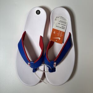 Size 9 Women Nike Bella Kai Thong Sandals Red White Blue AO3622